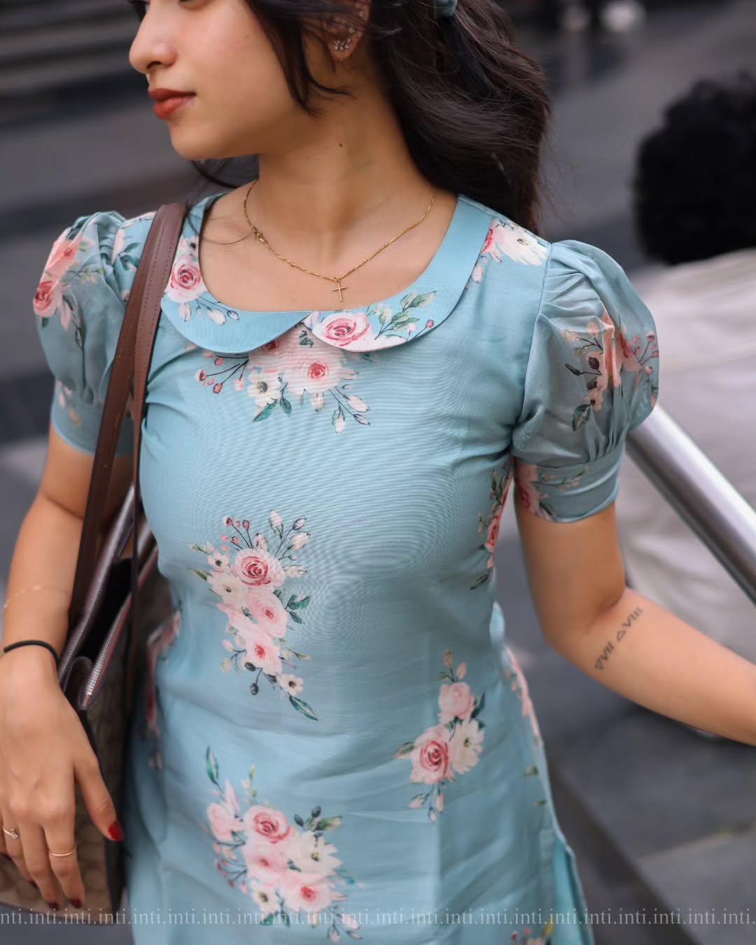 Blue Aqua Kurti