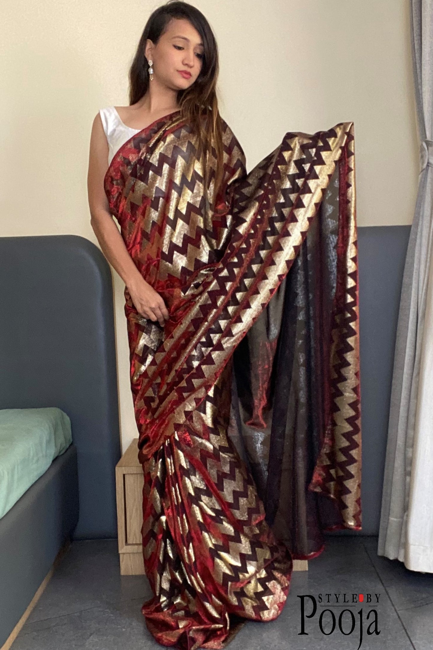 One Minute Ready to Wear Important Saree