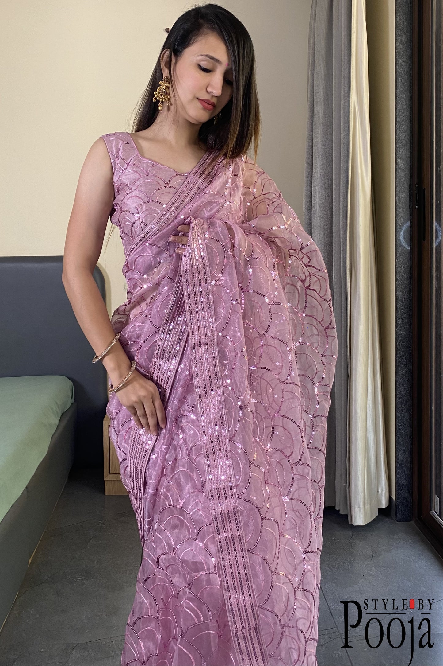 Latest Heavy Designer Net Party Wear Saree