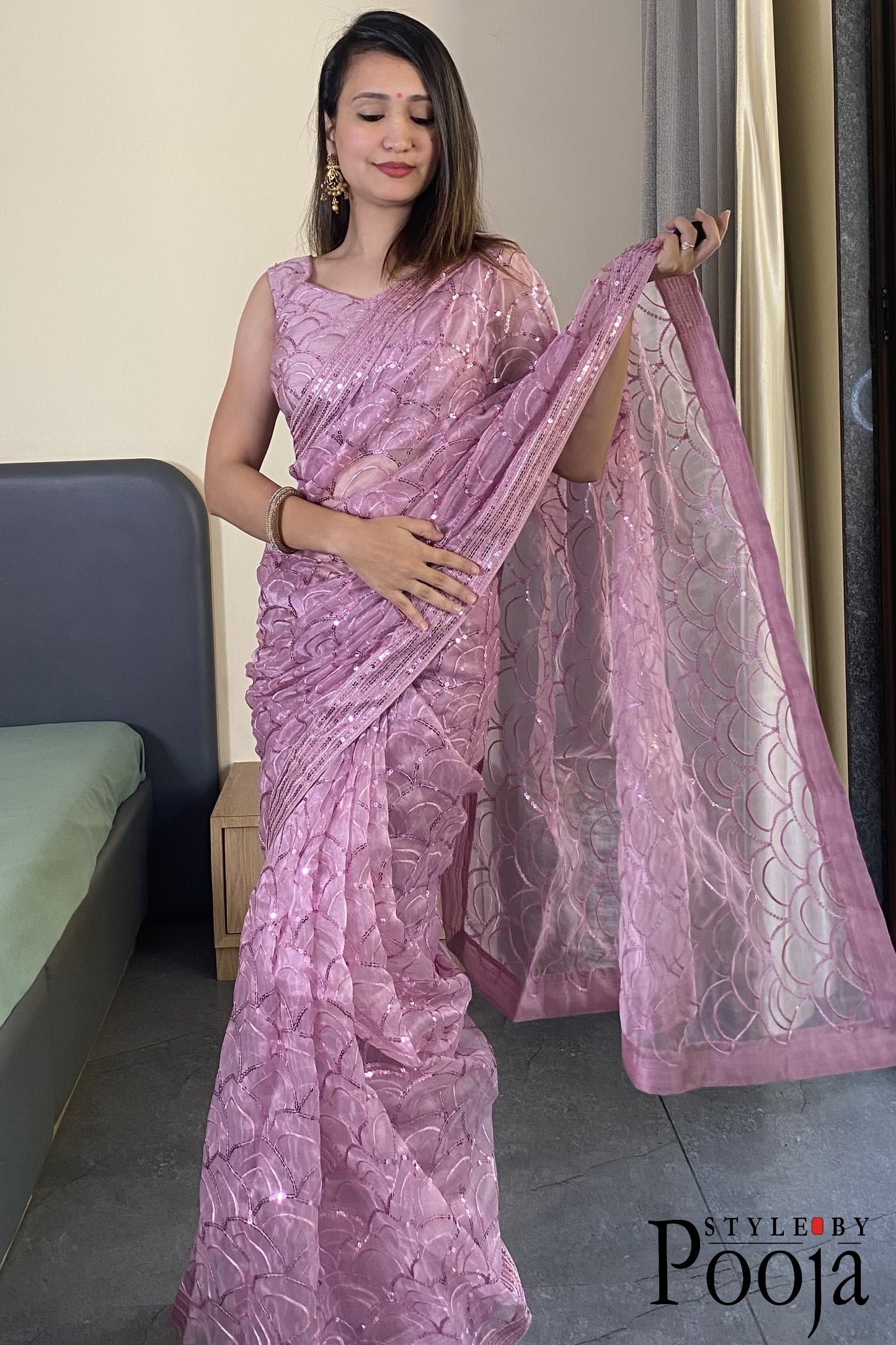 Latest Heavy Designer Net Party Wear Saree