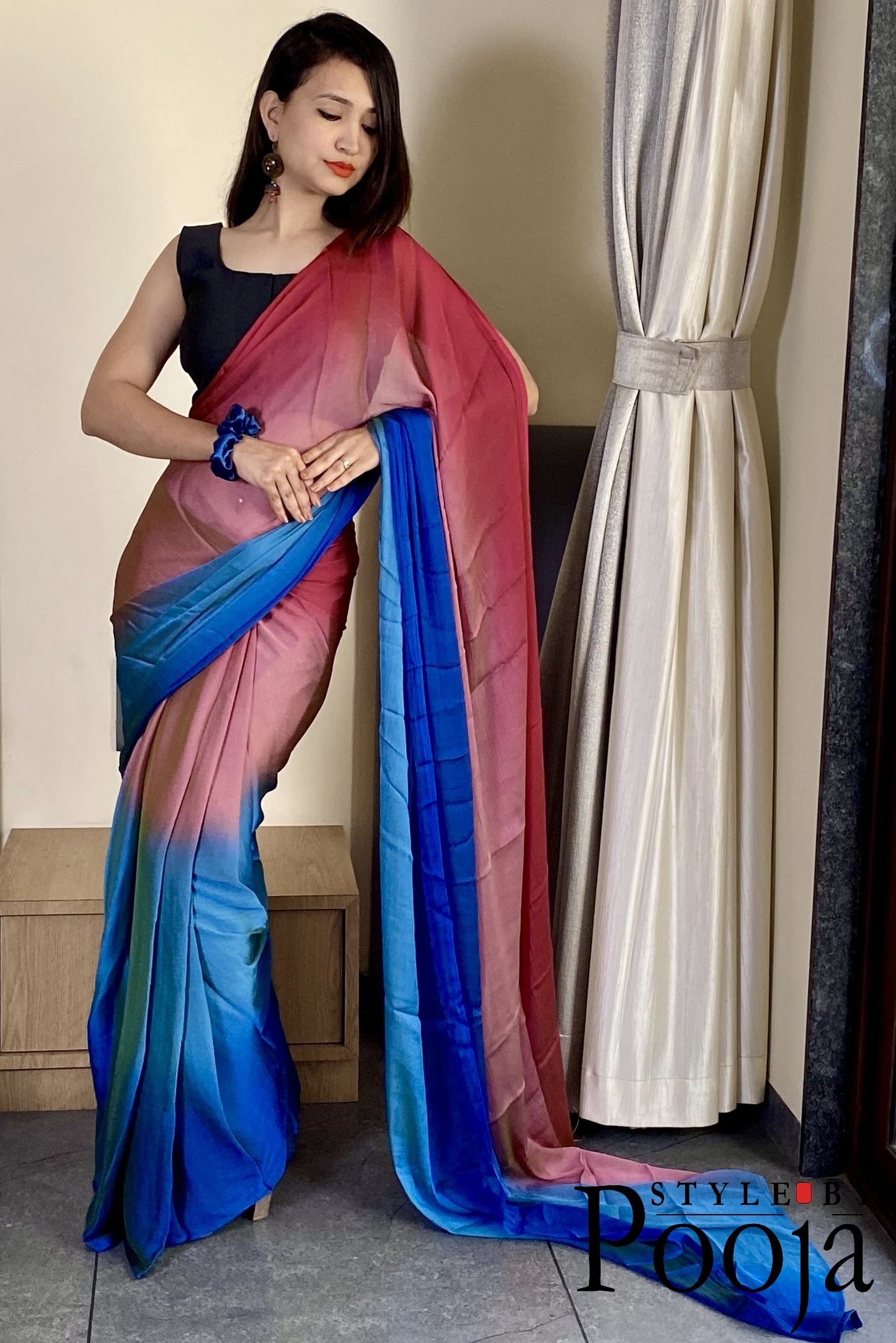 One Minute Ready to Wear Important Saree