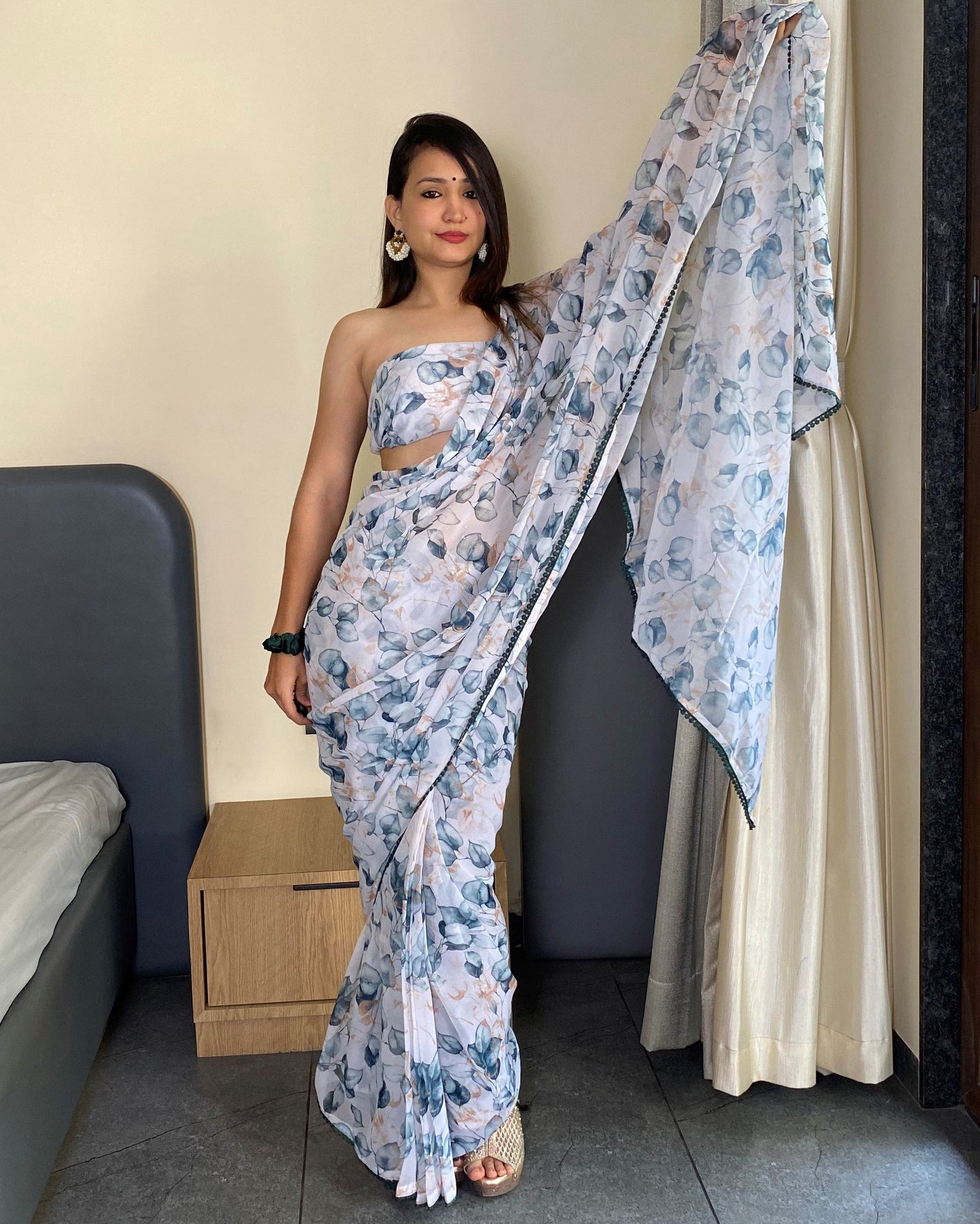 1-Min Ready to Wear Trending Saree