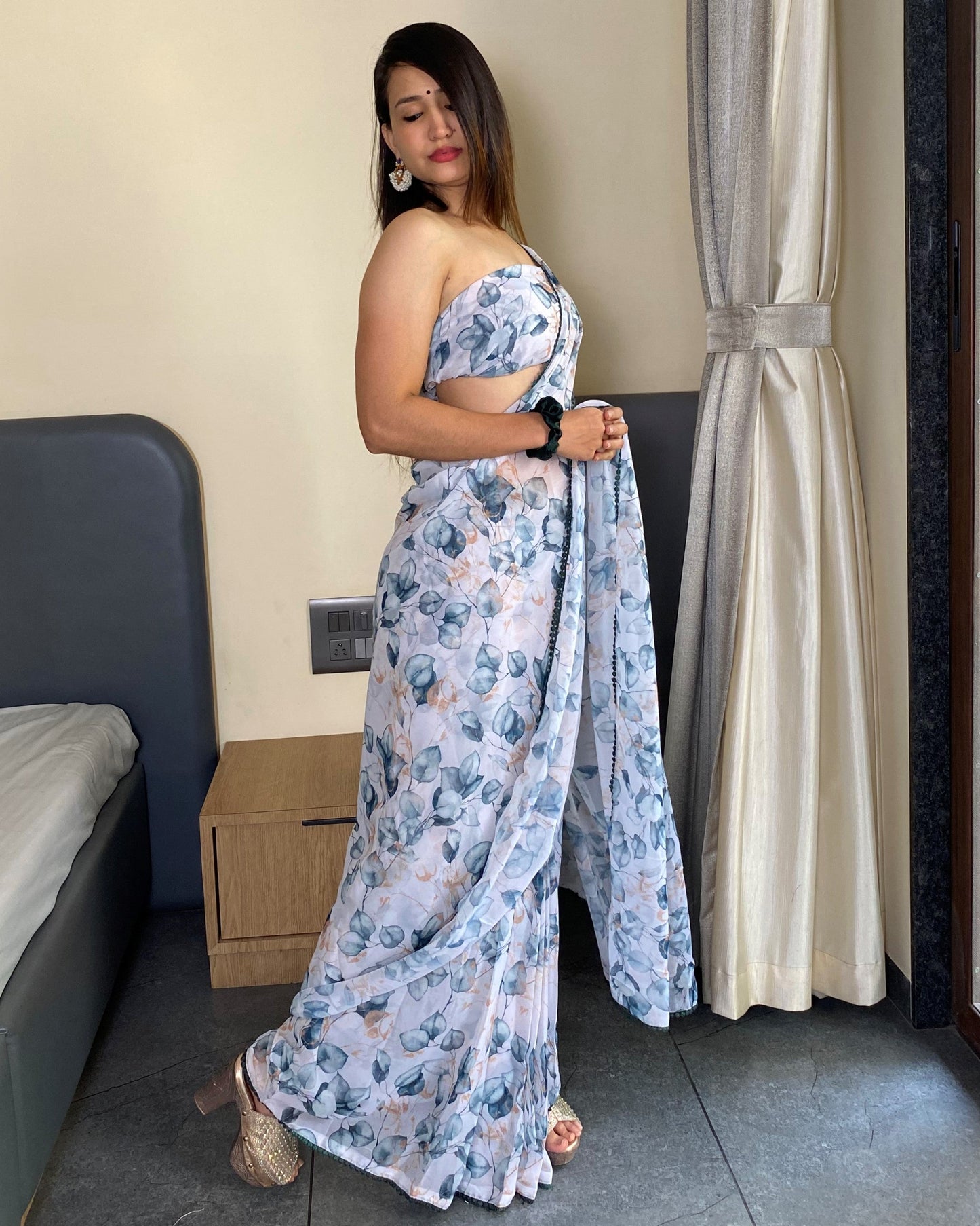1-Min Ready to Wear Trending Saree