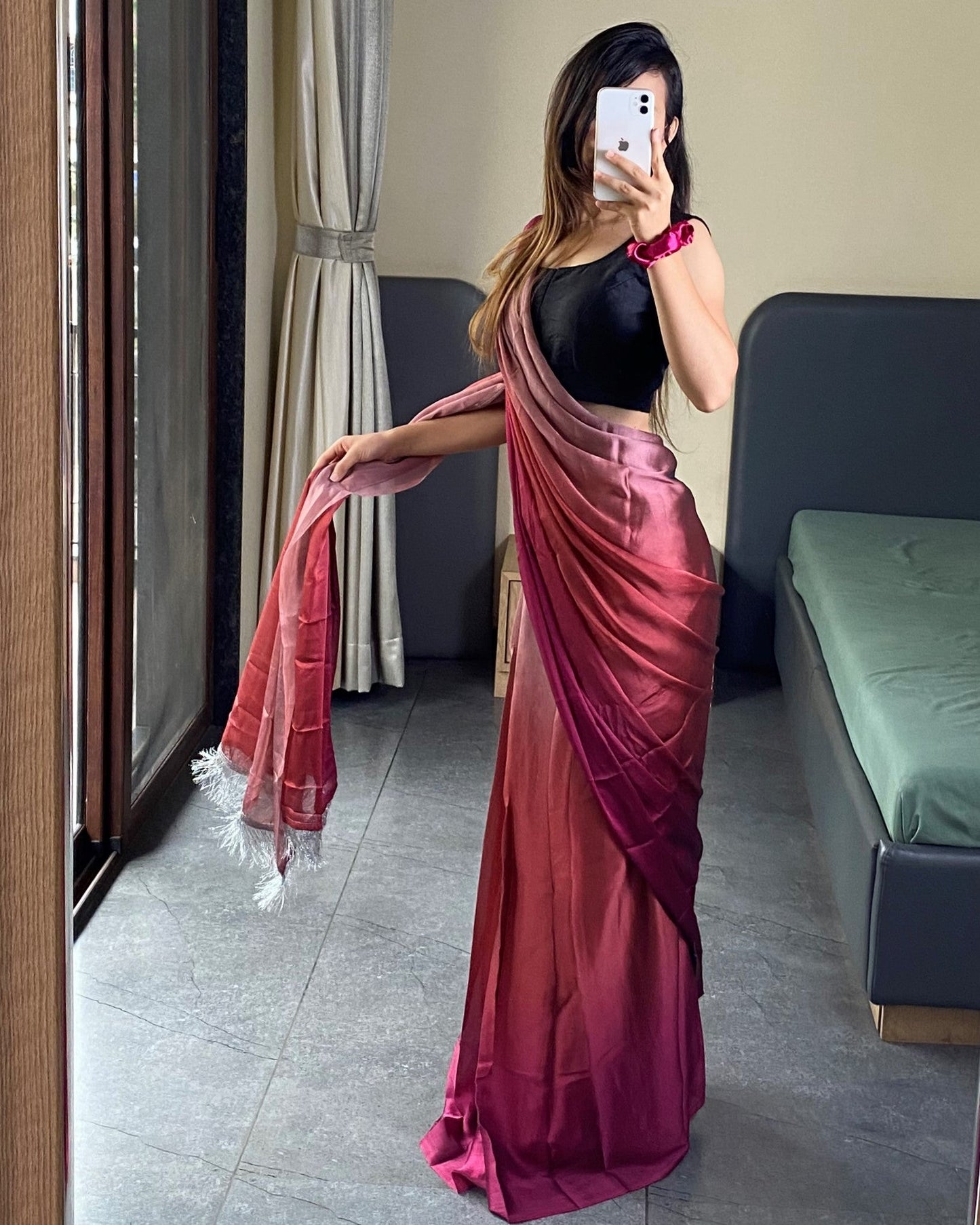 One Minute Ready to Wear Important Saree