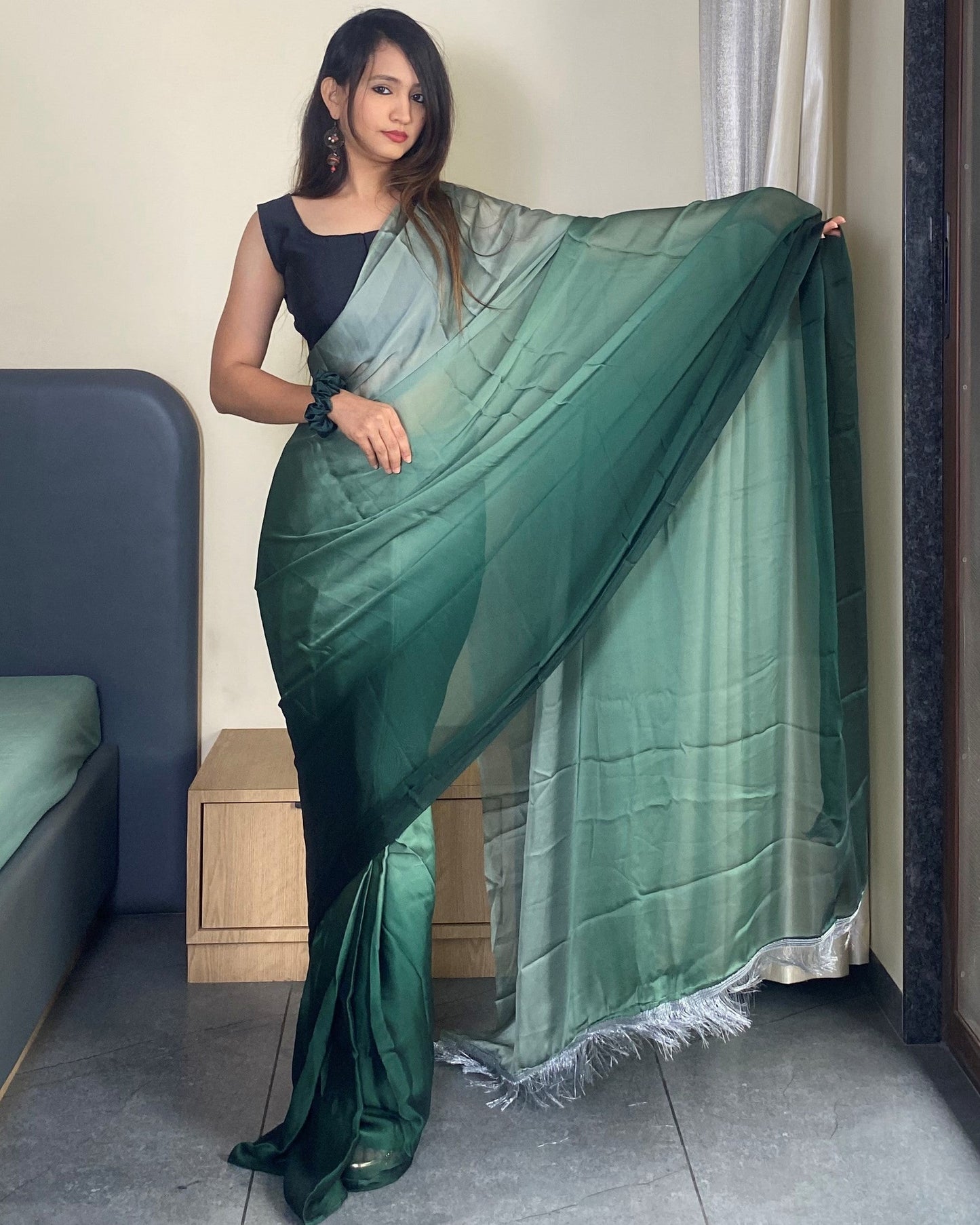 One Minute Ready to Wear Important Saree