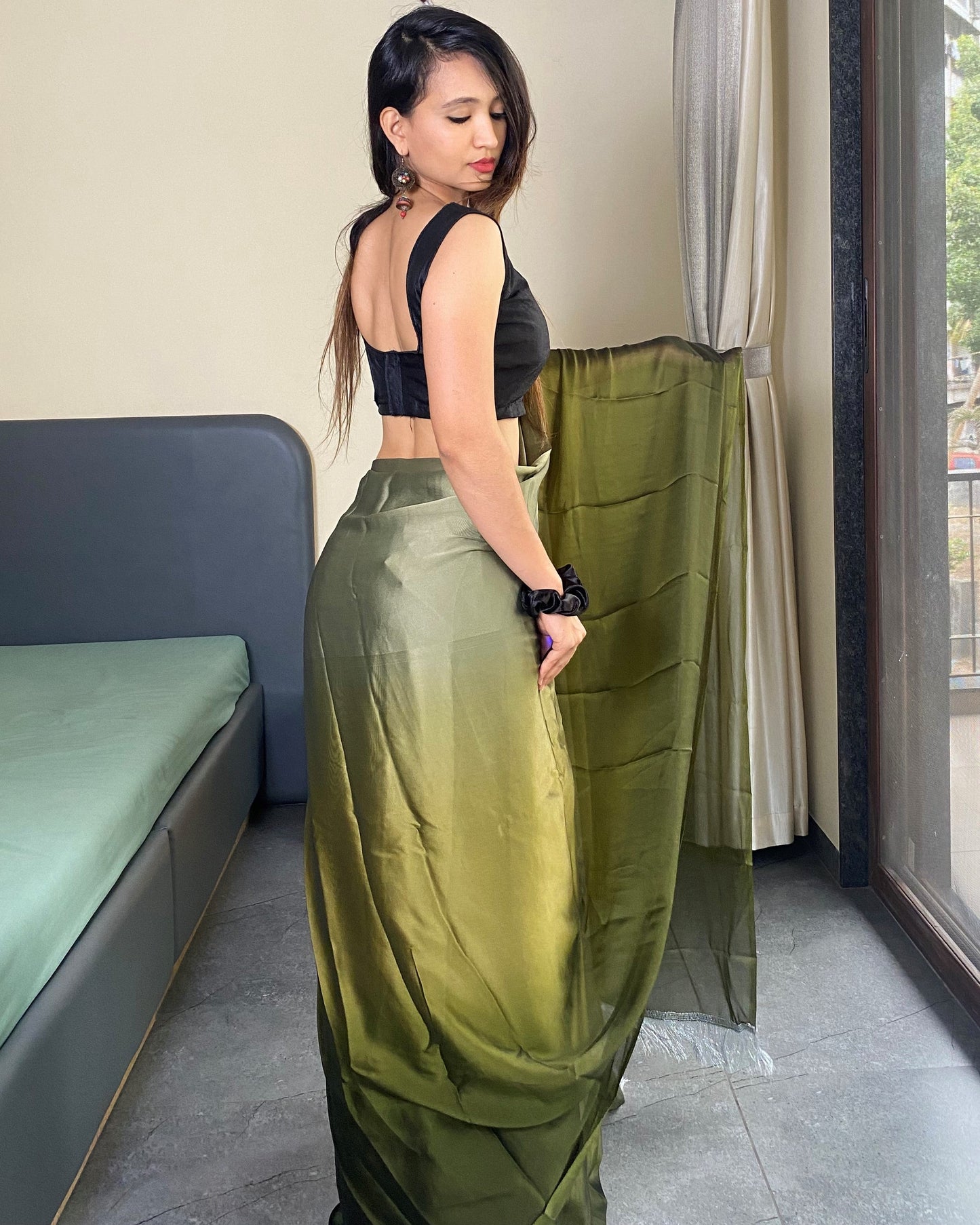 One Minute Ready to Wear Important Saree
