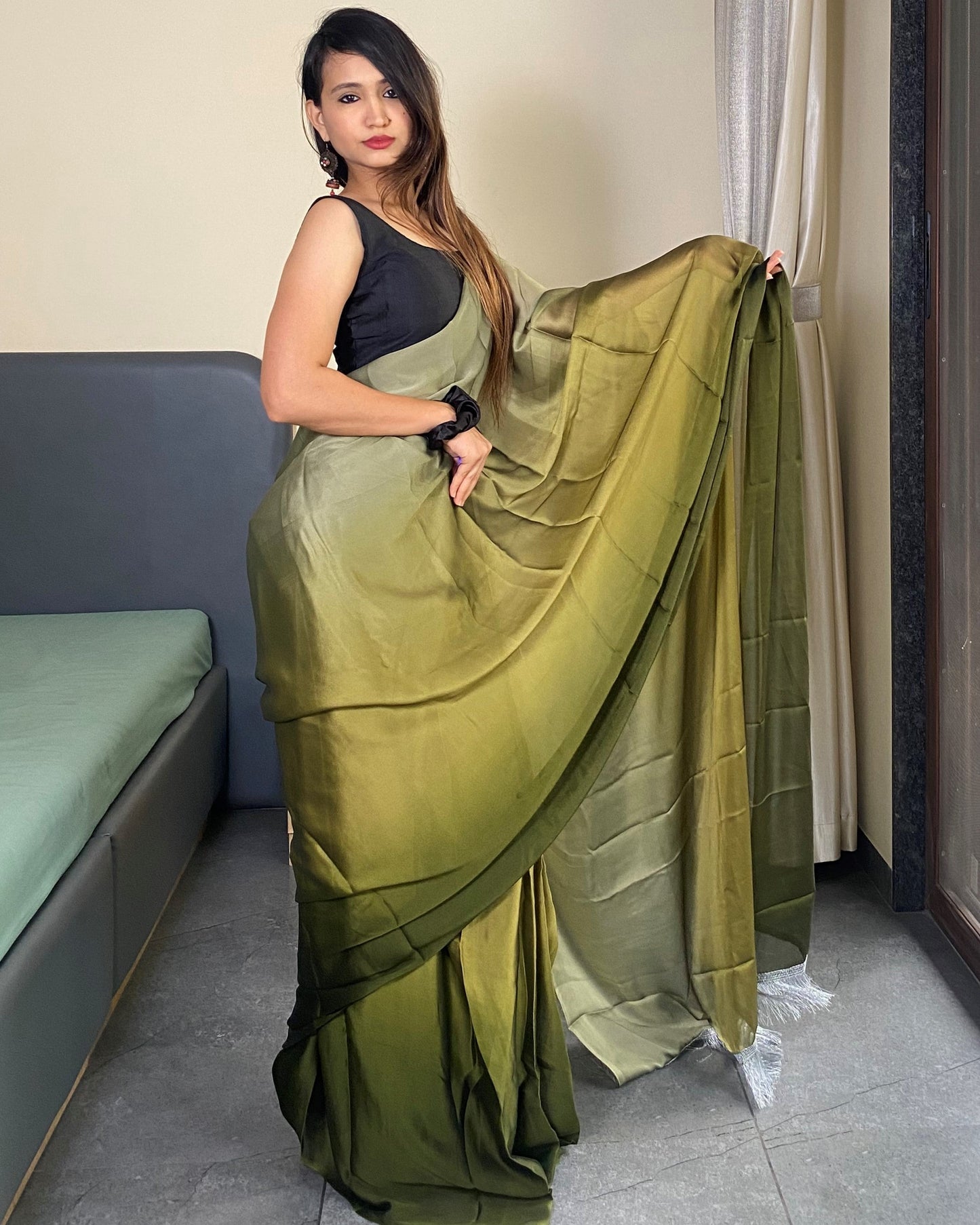One Minute Ready to Wear Important Saree