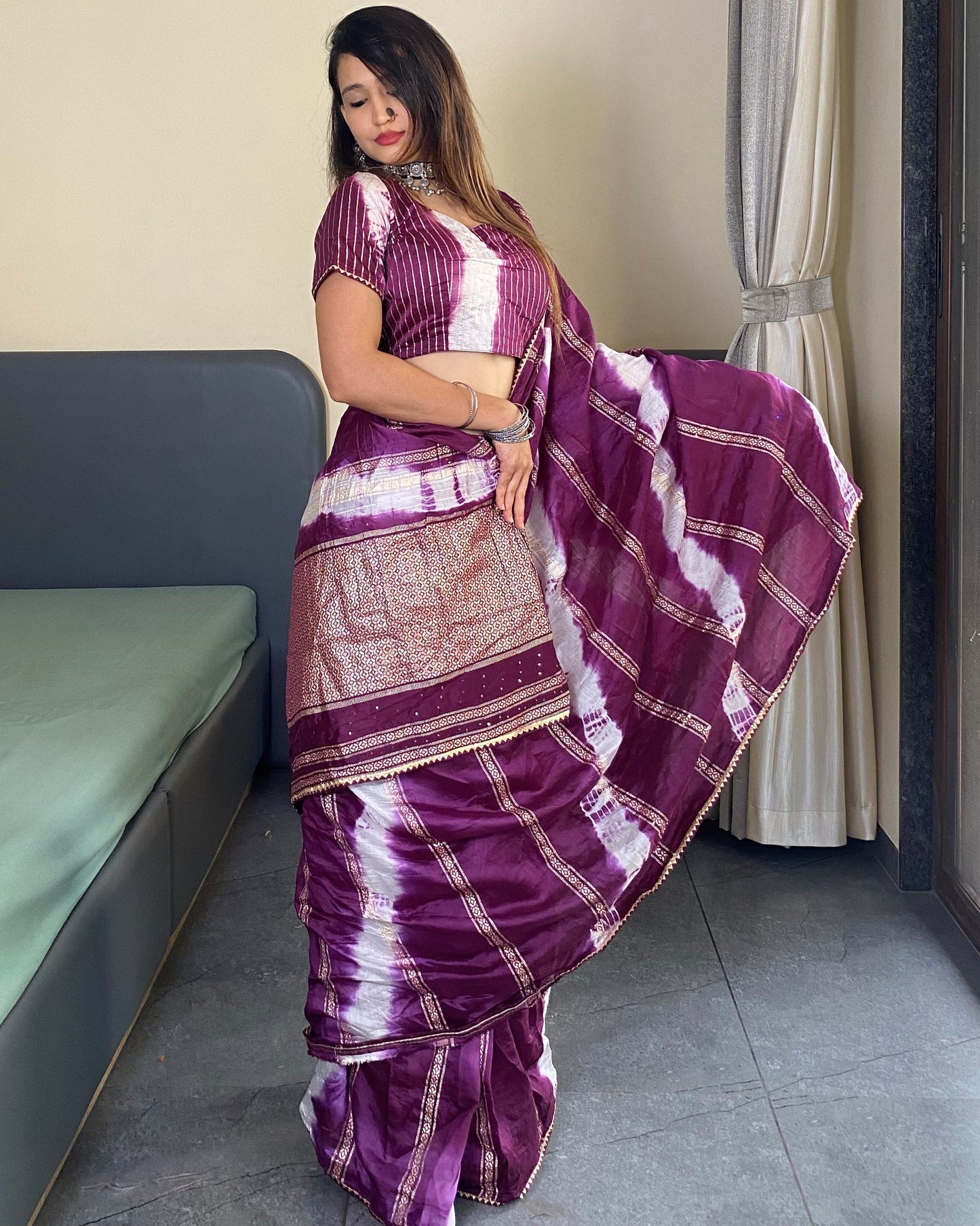 One Minutes Ready to Wear Silk Saree