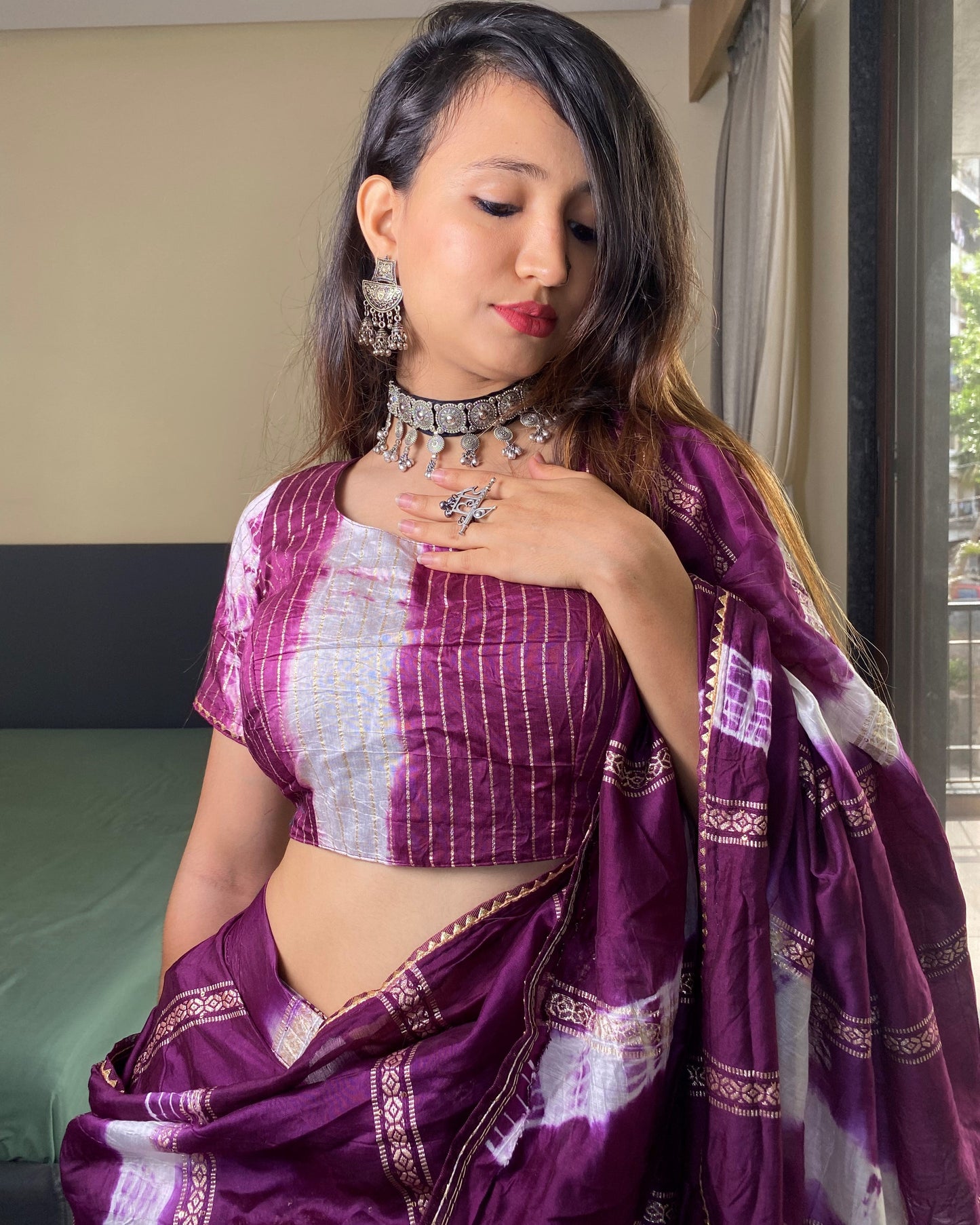 One Minutes Ready to Wear Silk Saree