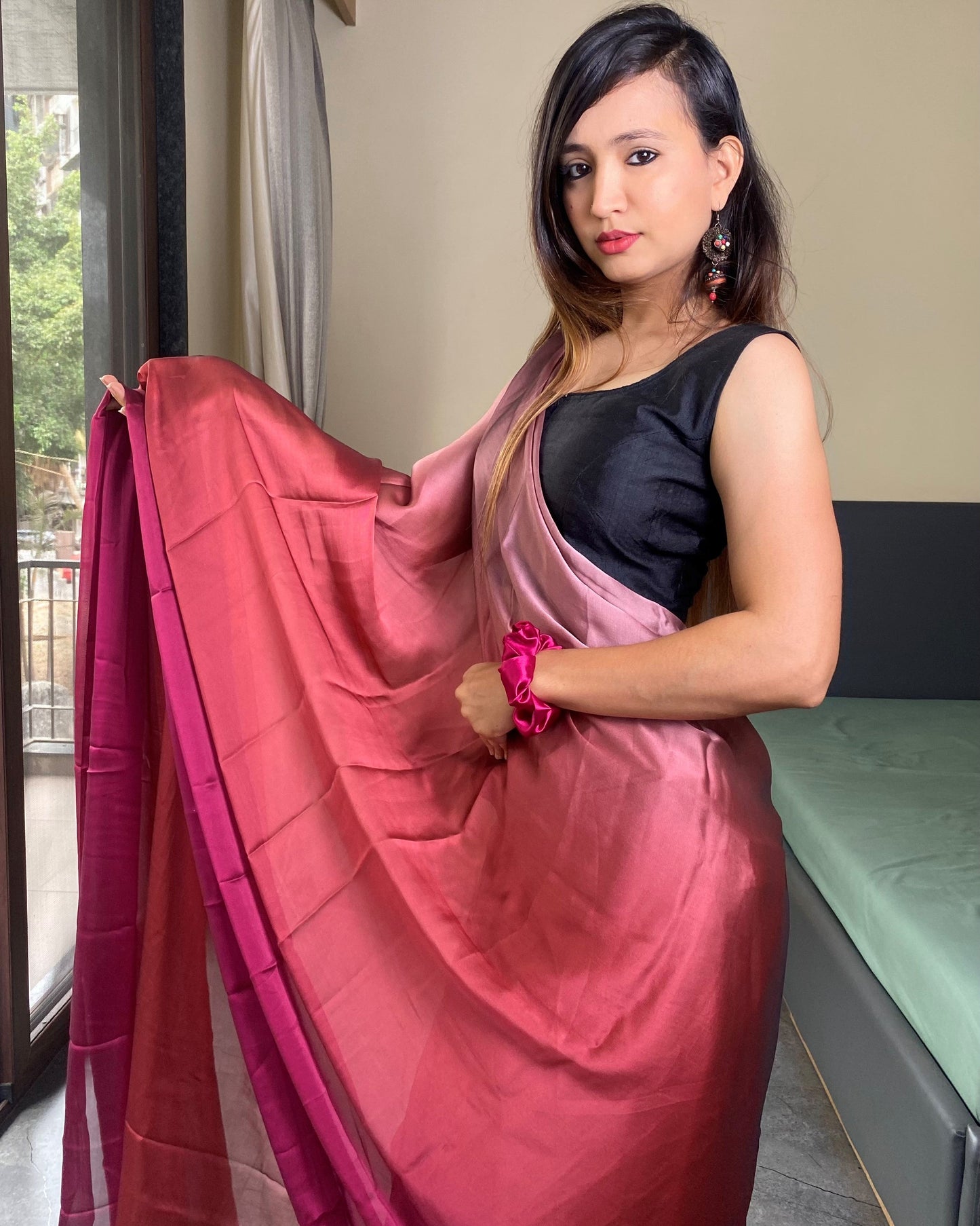 One Minute Ready to Wear Important Saree