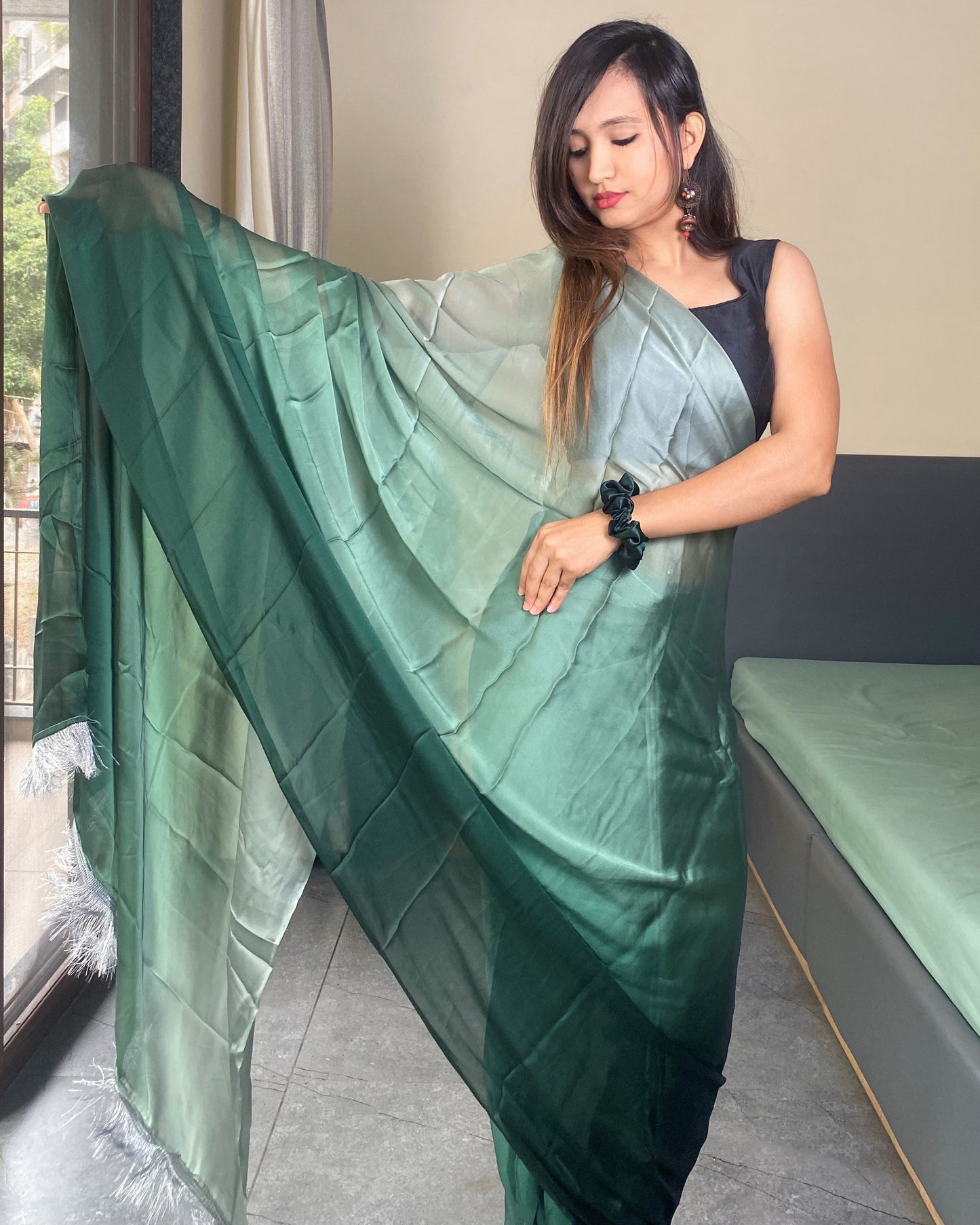 One Minute Ready to Wear Important Saree