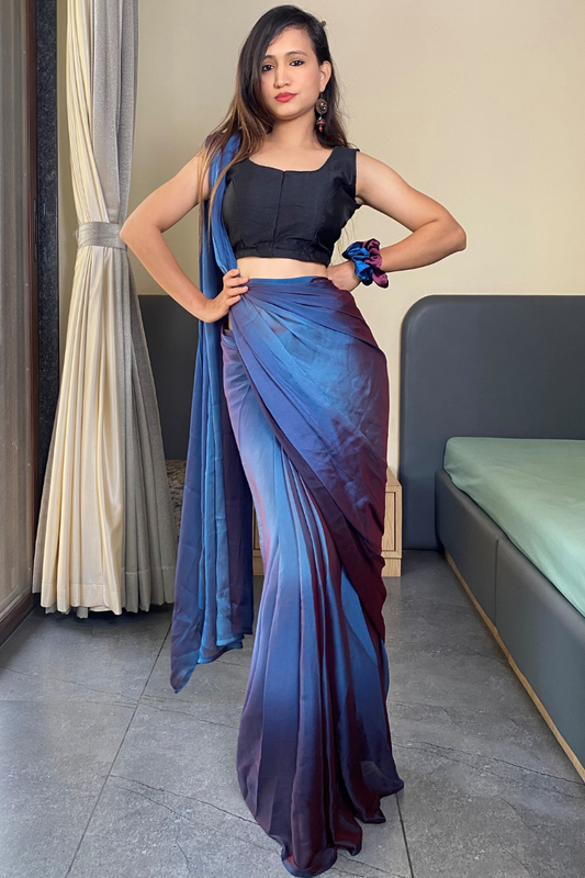 One Minute Ready to Wear Important Saree