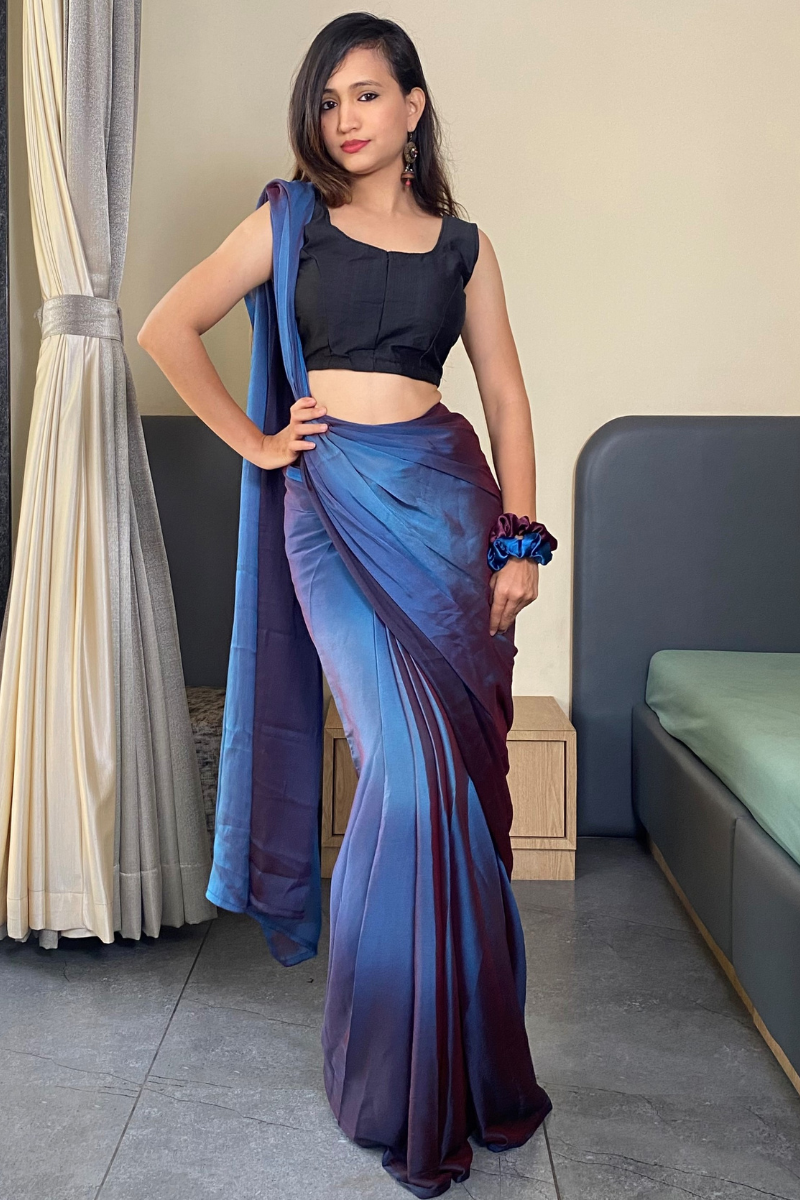 One Minute Ready to Wear Important Saree