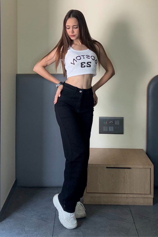 Women High-Rise Ribcage Straight Jeans
