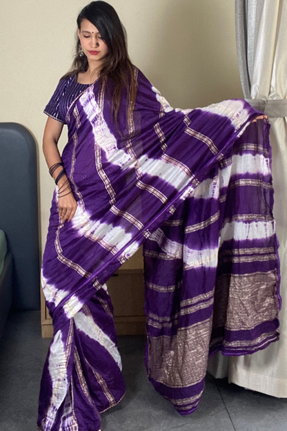 Ready to Wear Silk Saree with Blouse Piece