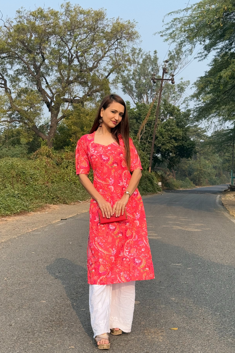 Roseberry Charm Kurti