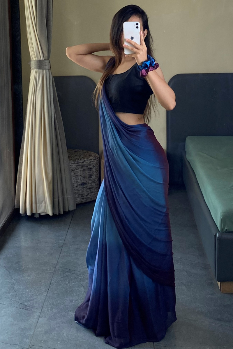 One Minute Ready to Wear Important Saree