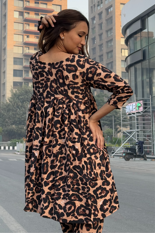 Women s Petite Leopard Print Co-ords Set