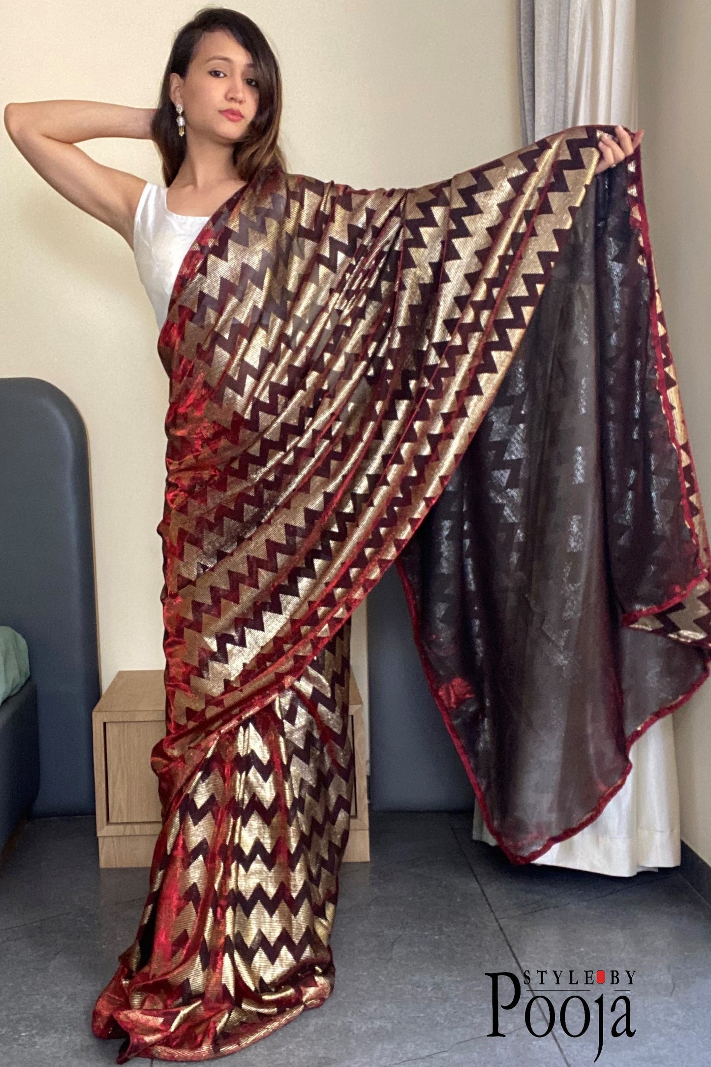 One Minute Ready to Wear Important Saree