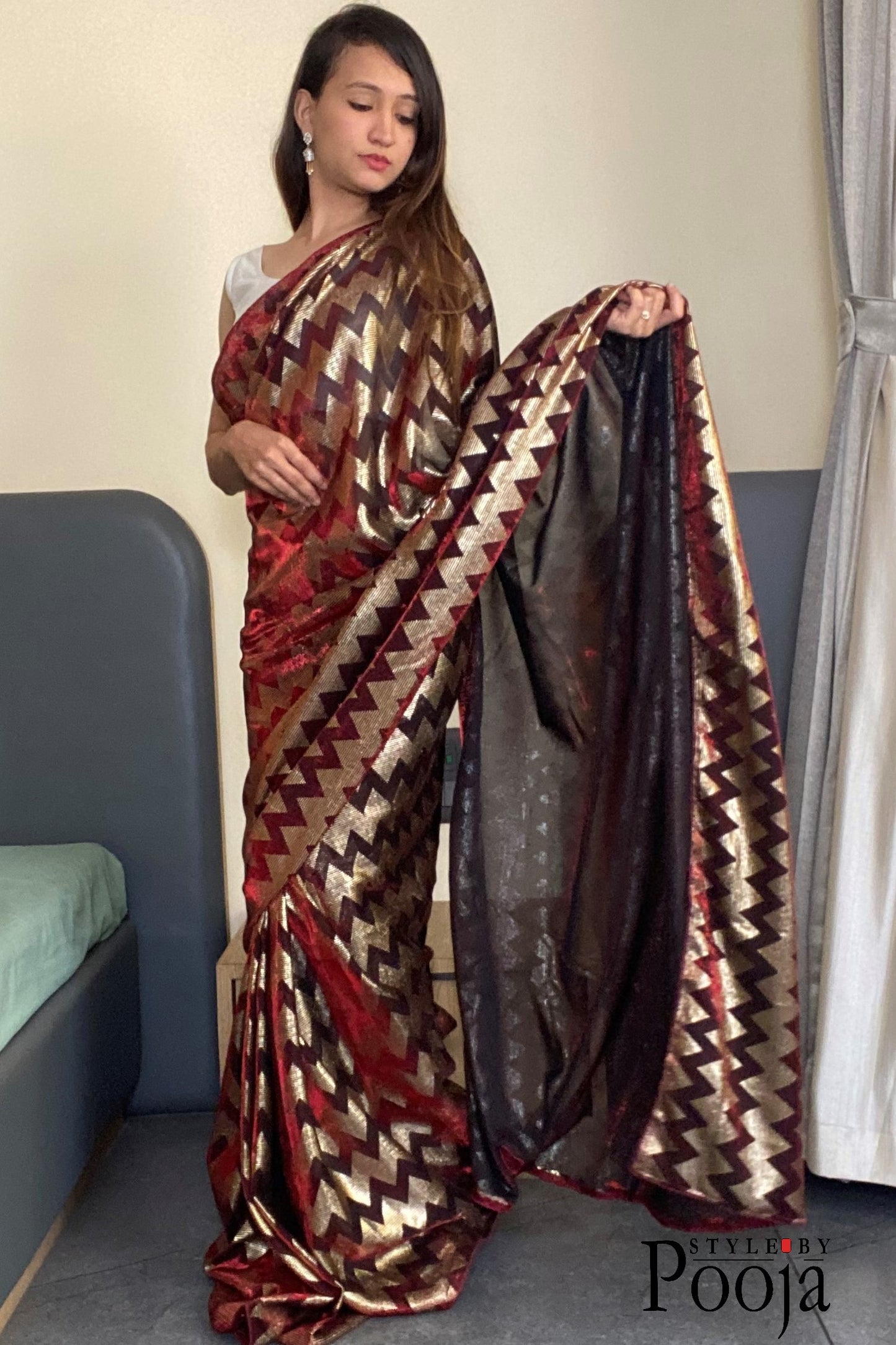 One Minute Ready to Wear Important Saree
