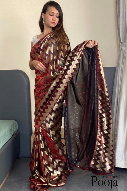 One Minute Ready to Wear Important Saree