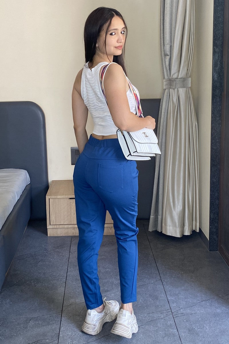 Royal Blue Ponte Pant