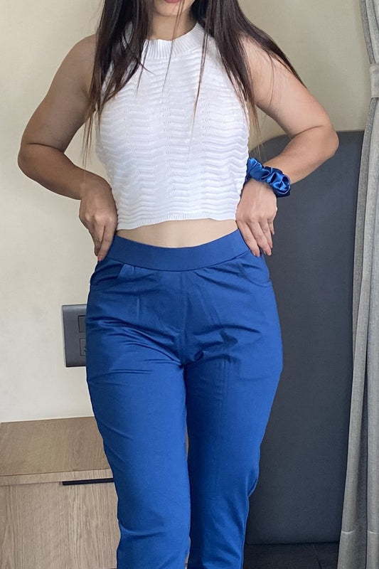 Royal Blue Ponte Pant