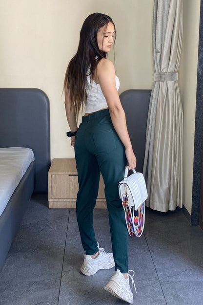 Teal Green Ponte Pant