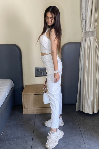 White Ponte Pant