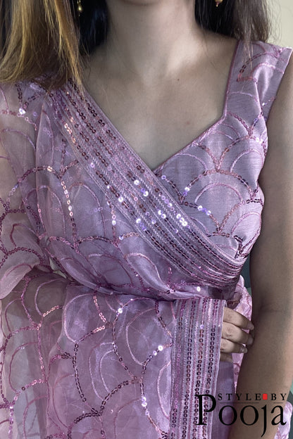 Latest Heavy Designer Net Party Wear Saree