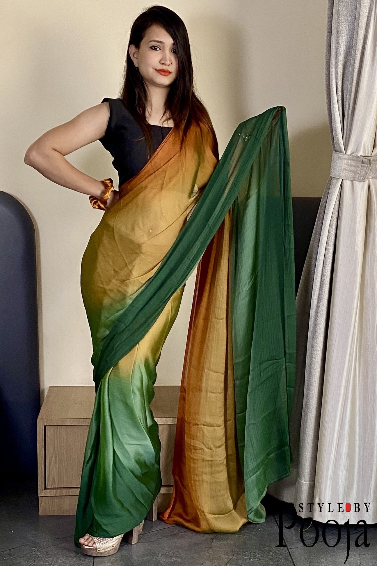 One Minute Ready to Wear Important Saree