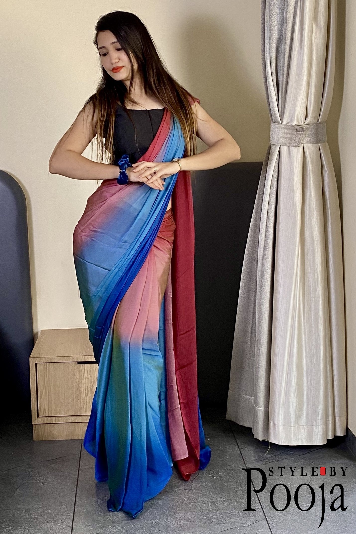 One Minute Ready to Wear Important Saree