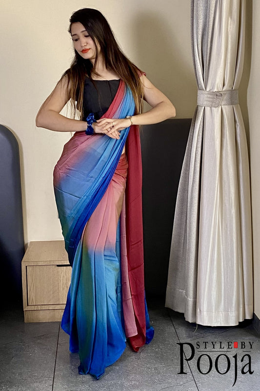 One Minute Ready to Wear Important Saree