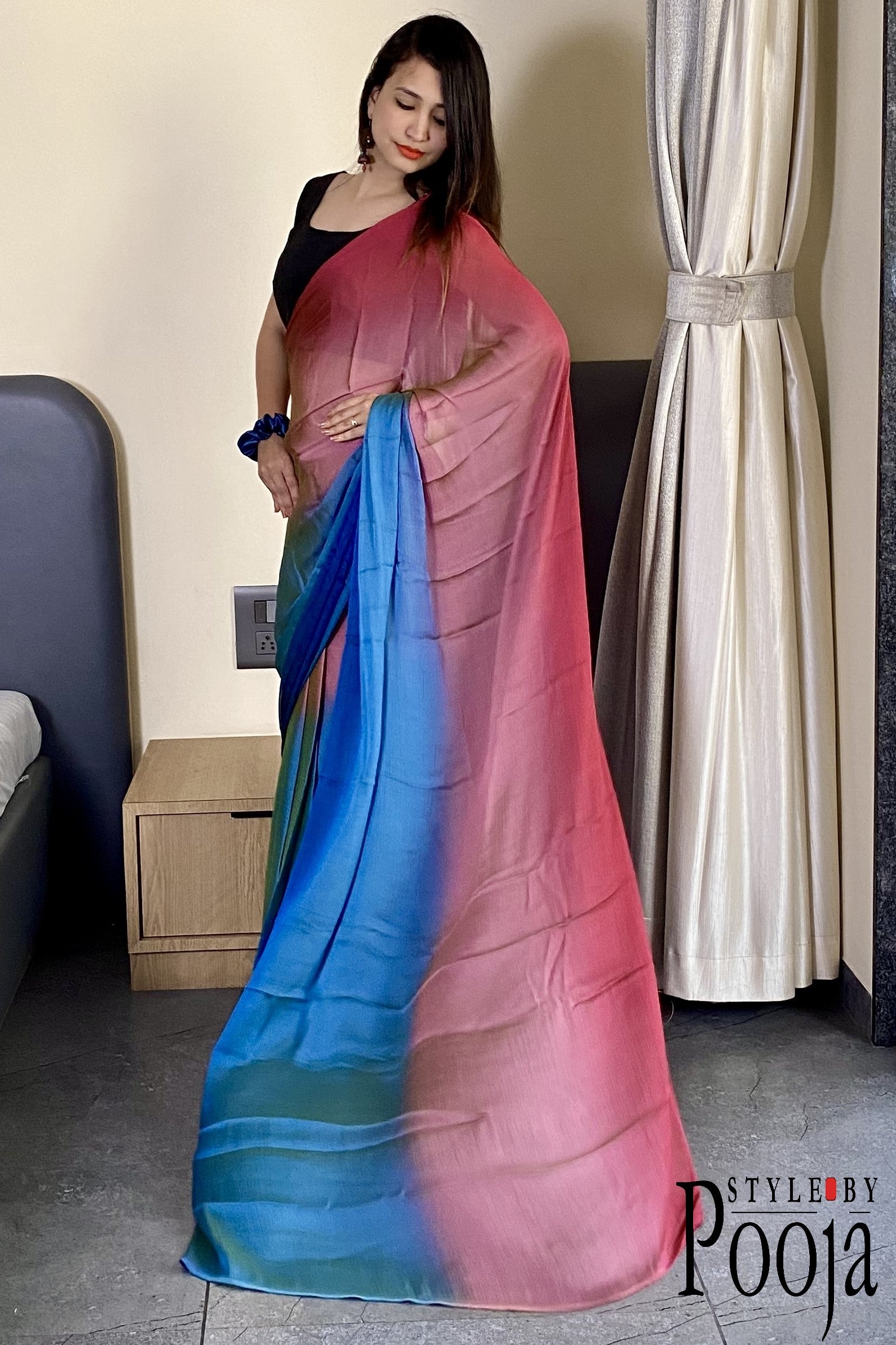 One Minute Ready to Wear Important Saree