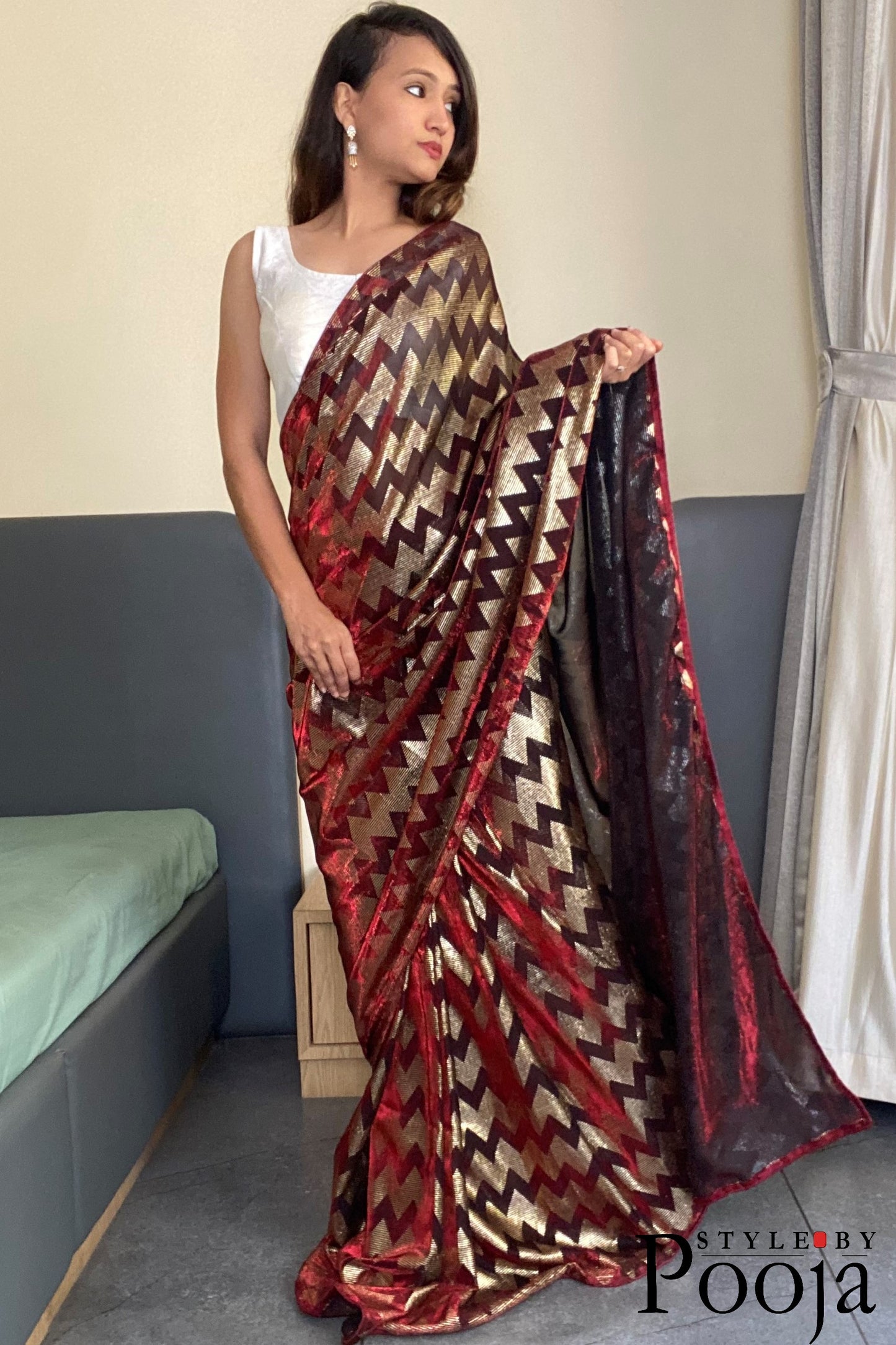 One Minute Ready to Wear Important Saree