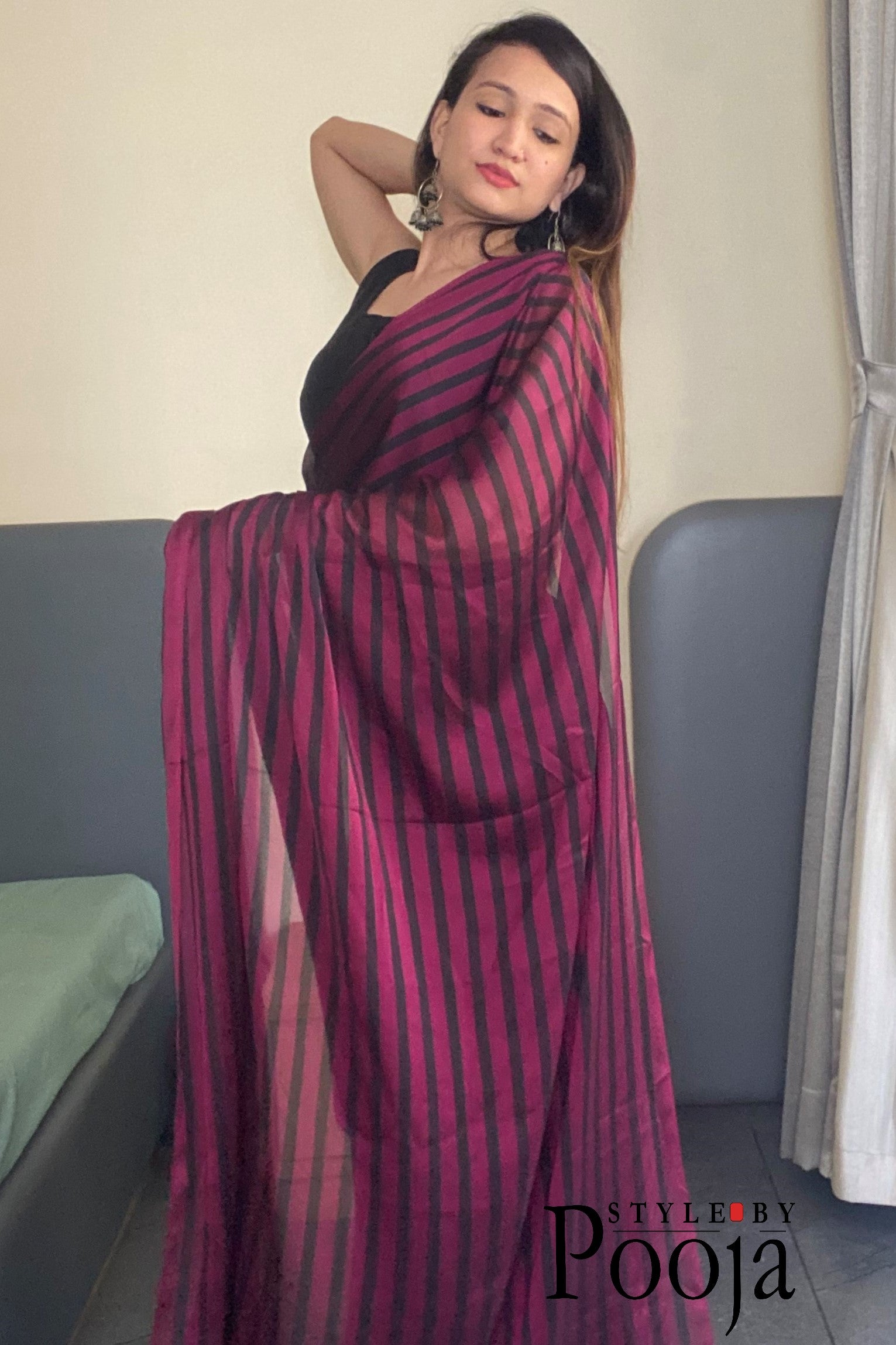 One Minute Ready to Wear Important Saree