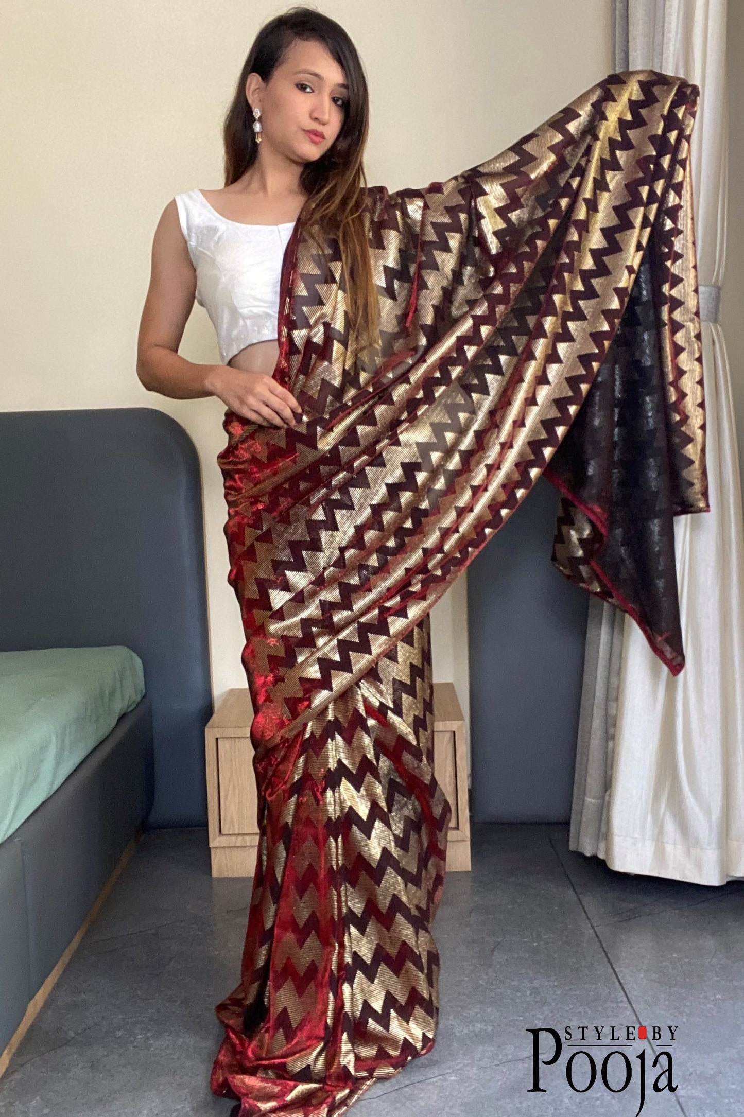 One Minute Ready to Wear Important Saree