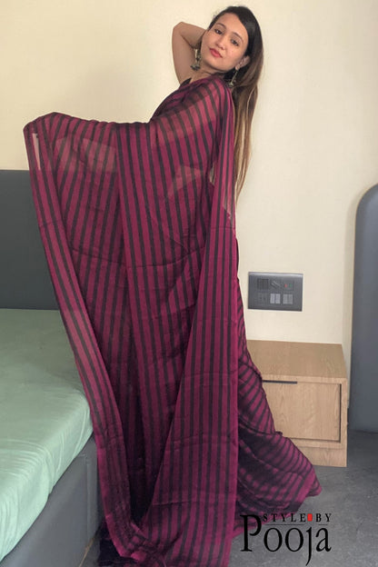 One Minute Ready to Wear Important Saree