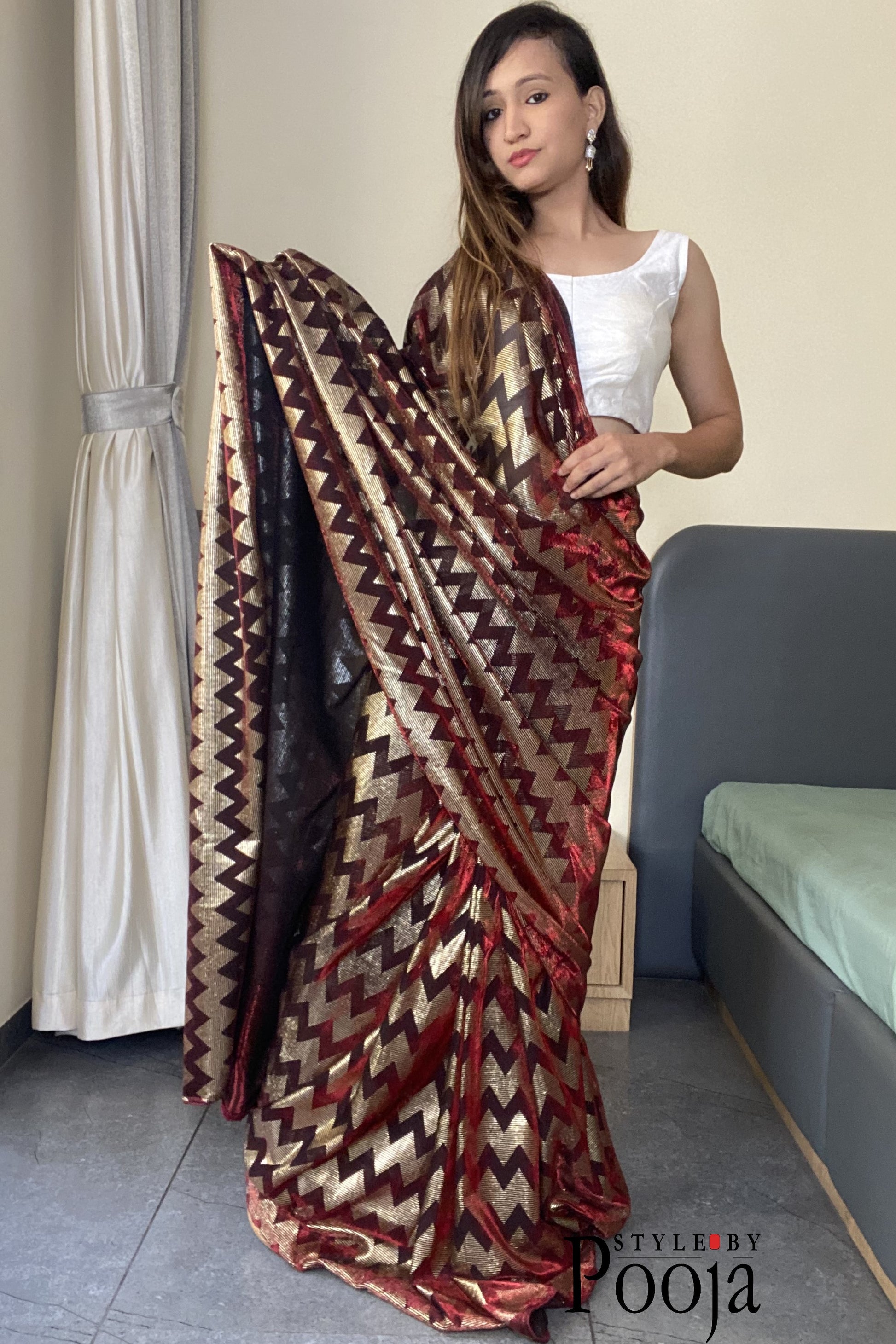 One Minute Ready to Wear Important Saree