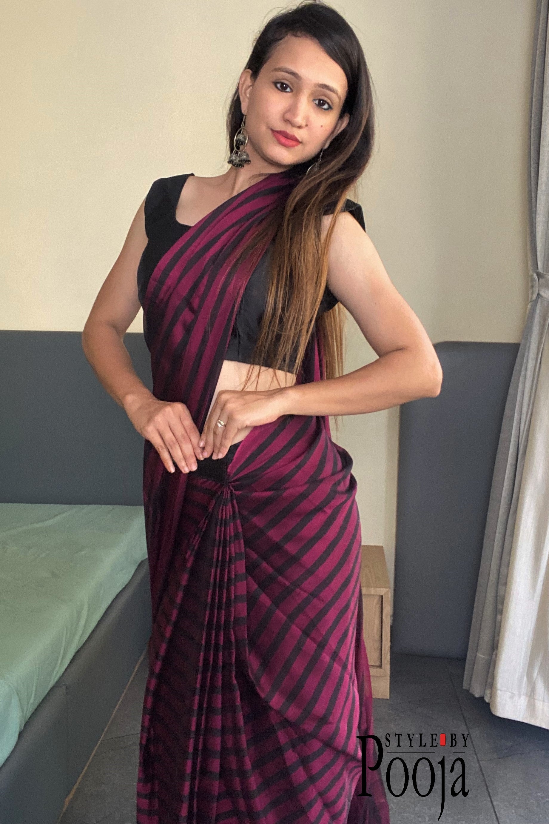 One Minute Ready to Wear Important Saree