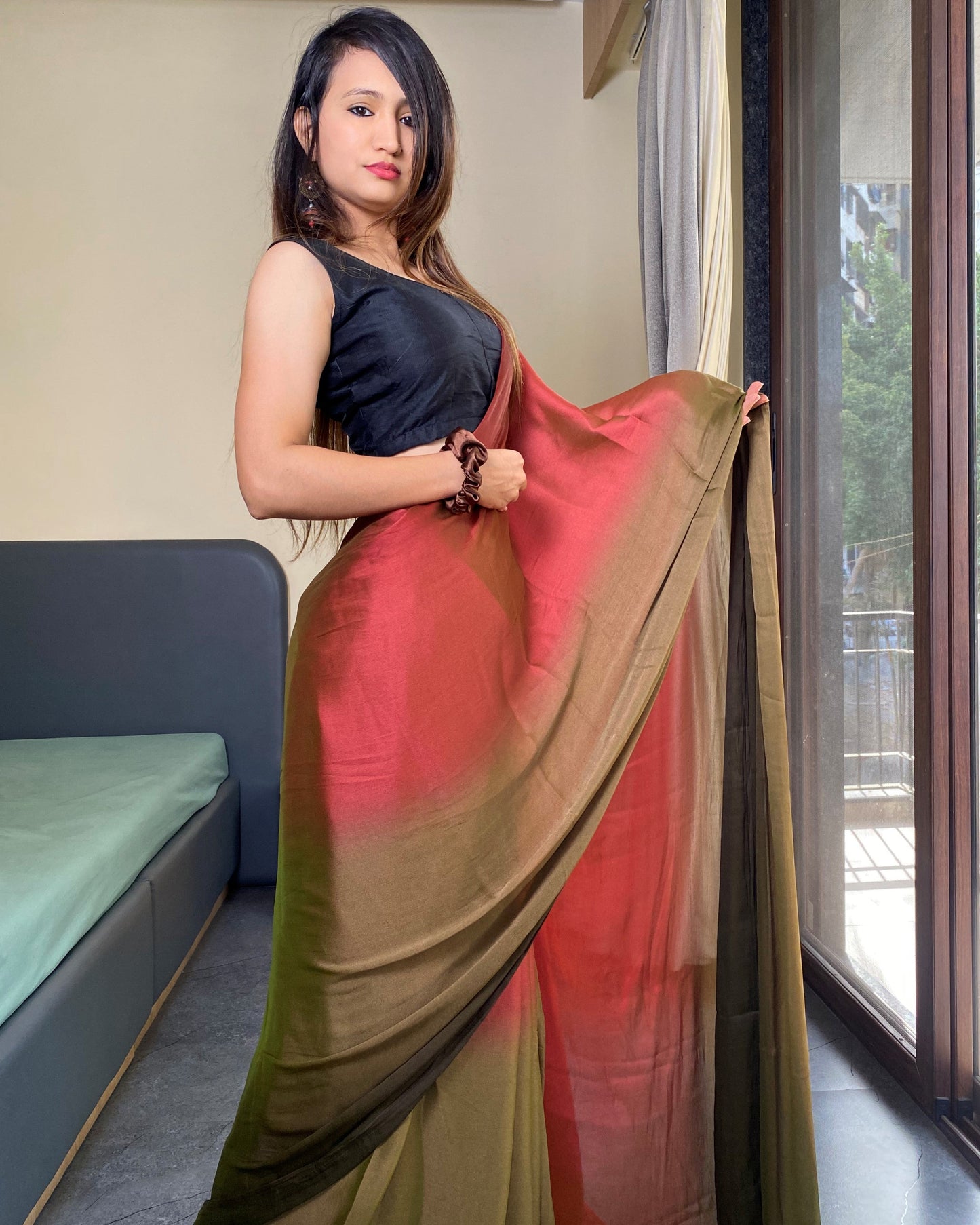 One Minute Ready to Wear Important Saree