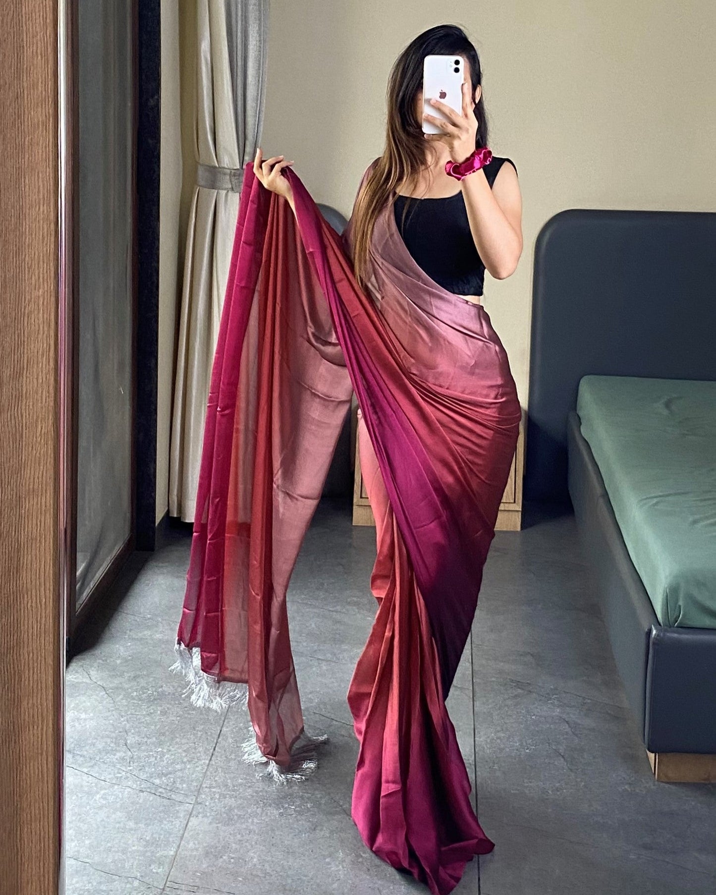 One Minute Ready to Wear Important Saree