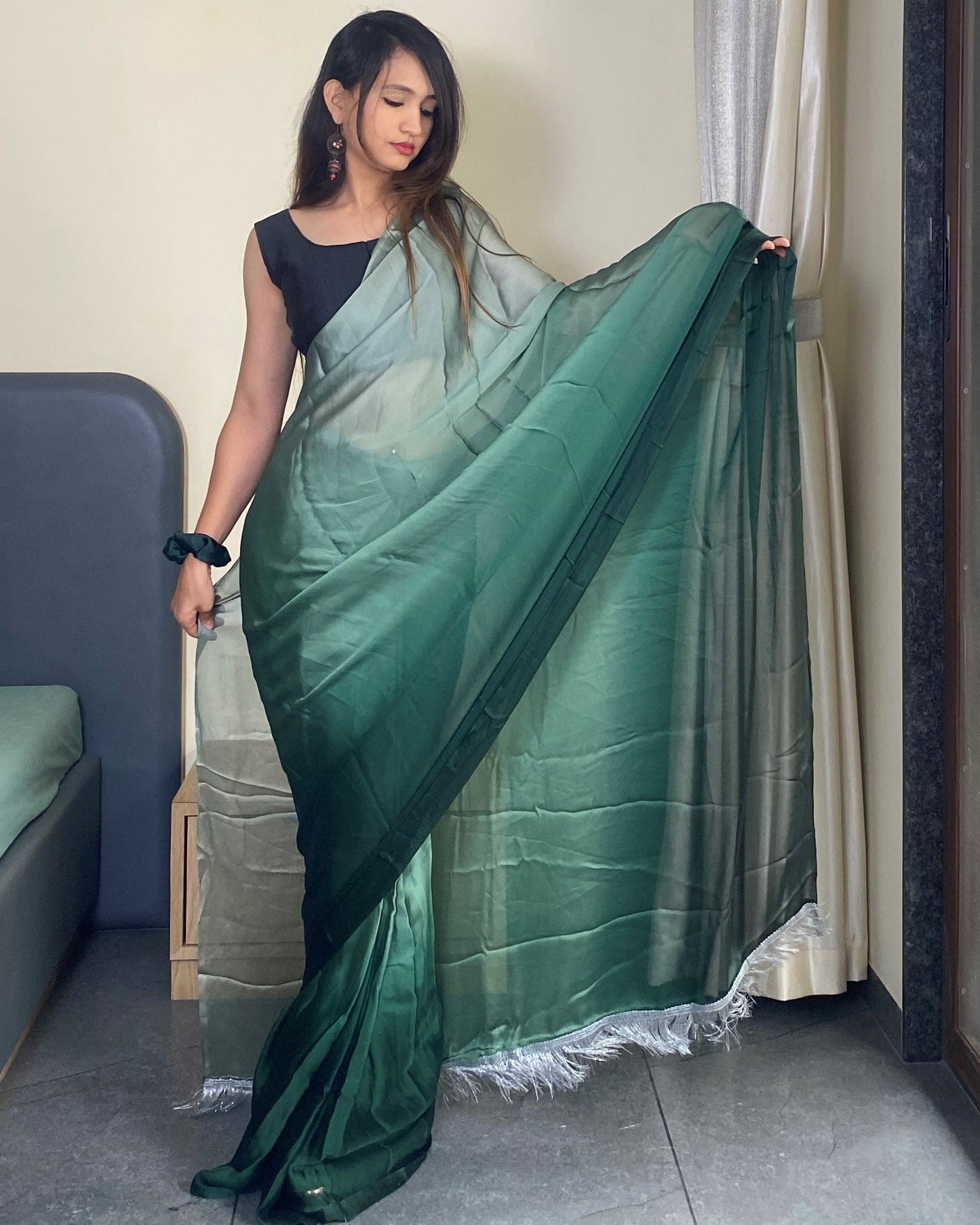 One Minute Ready to Wear Important Saree