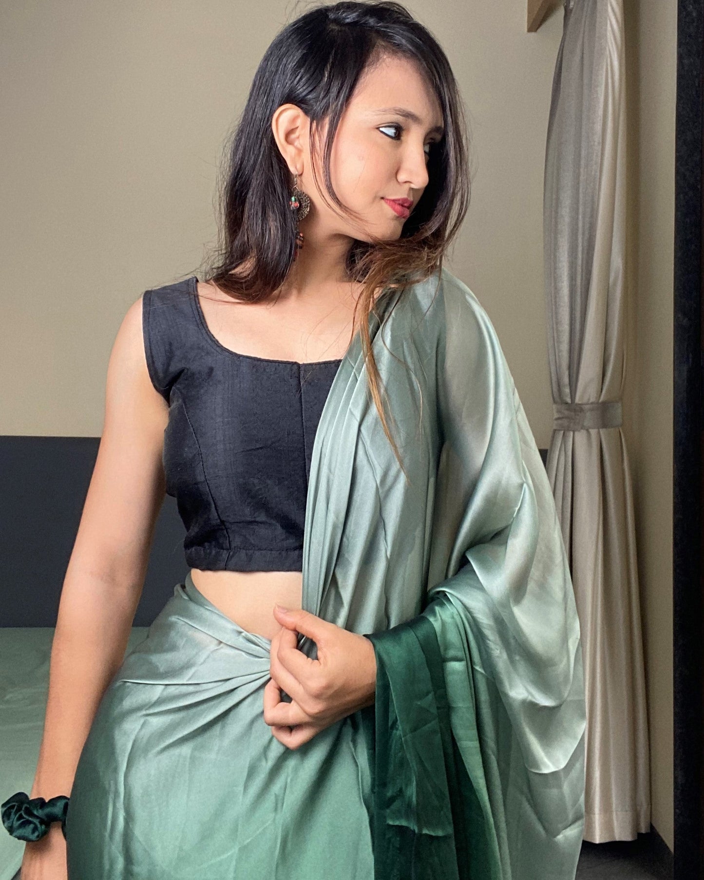 One Minute Ready to Wear Important Saree