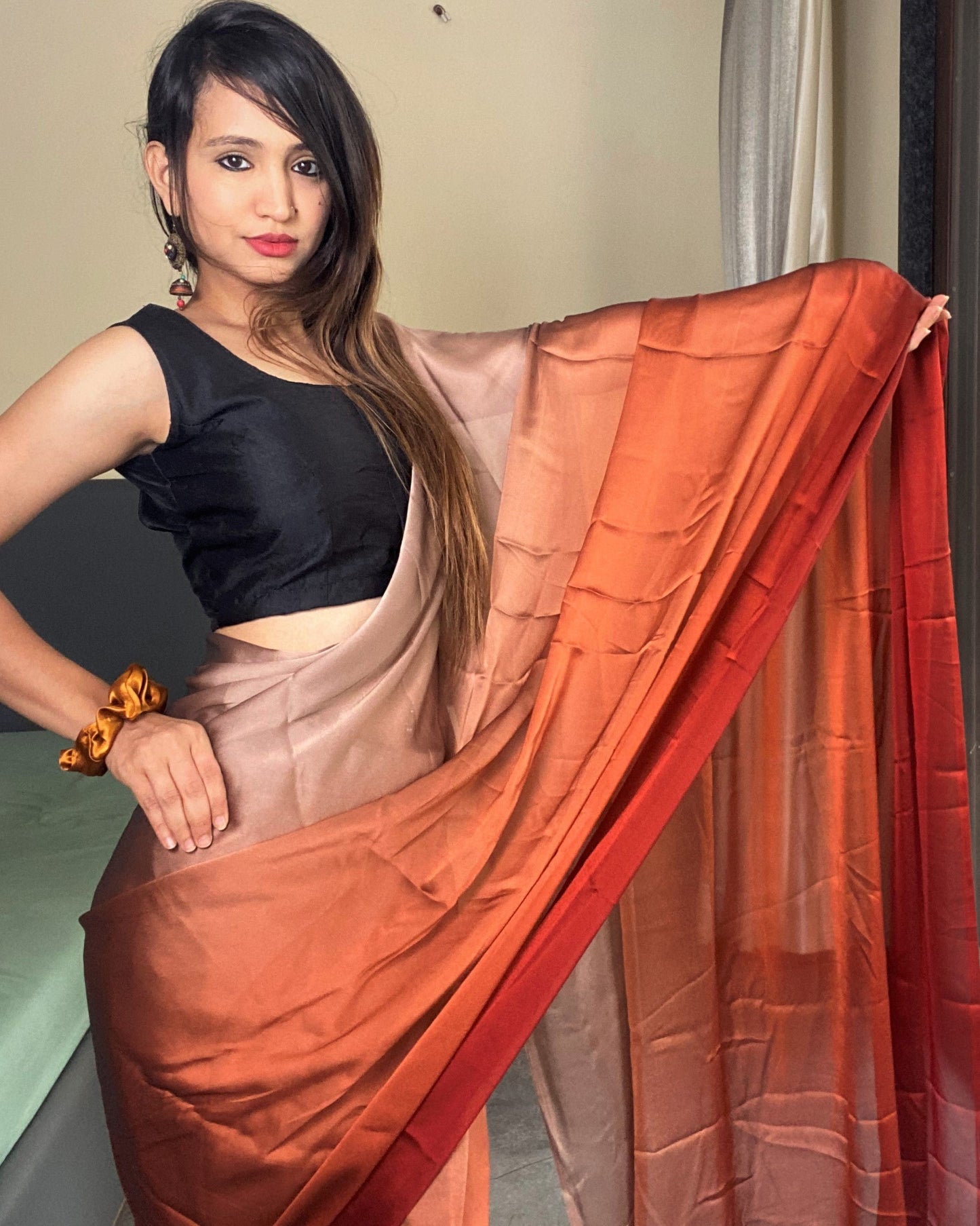 One Minute Ready to Wear Important Saree
