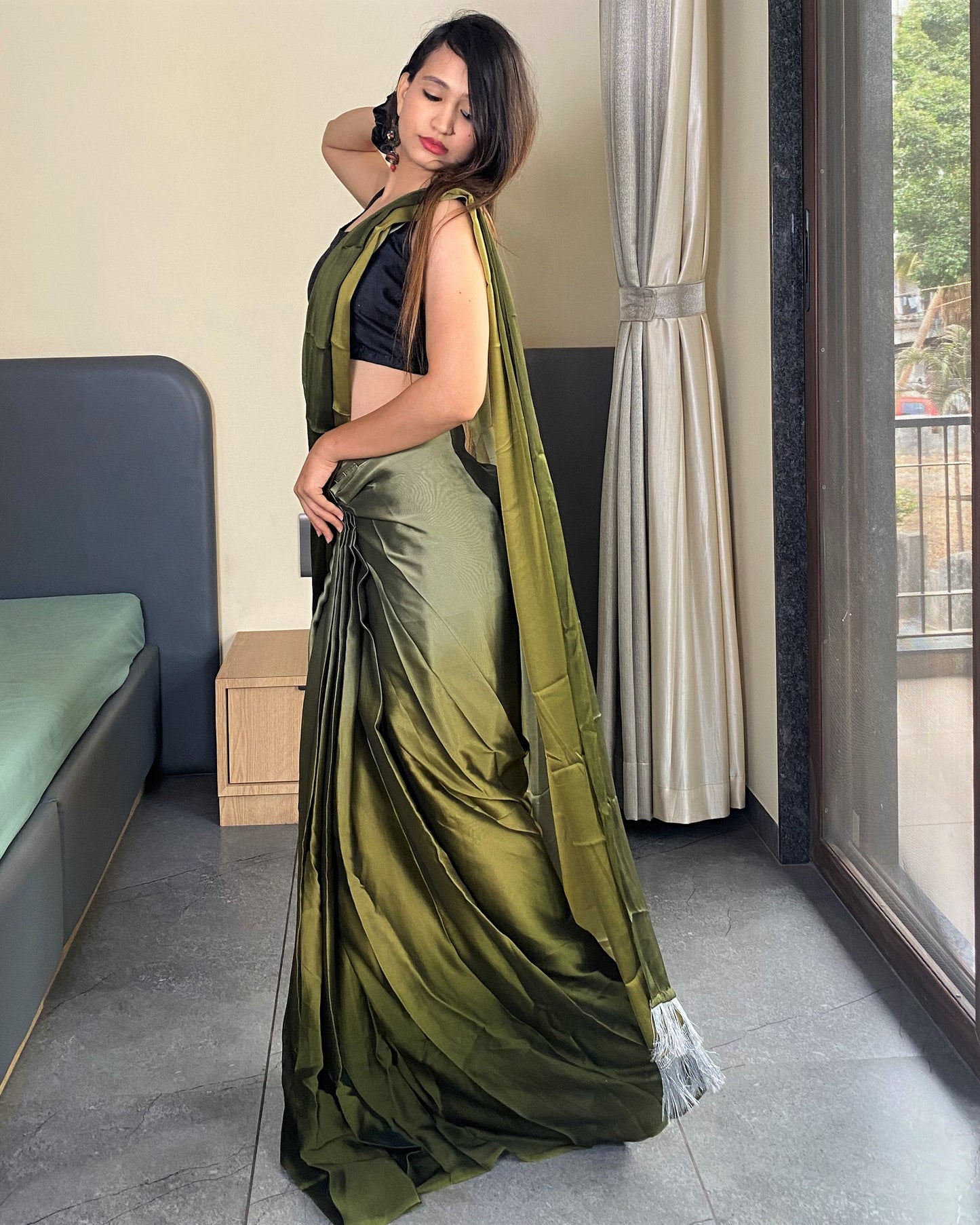 One Minute Ready to Wear Important Saree