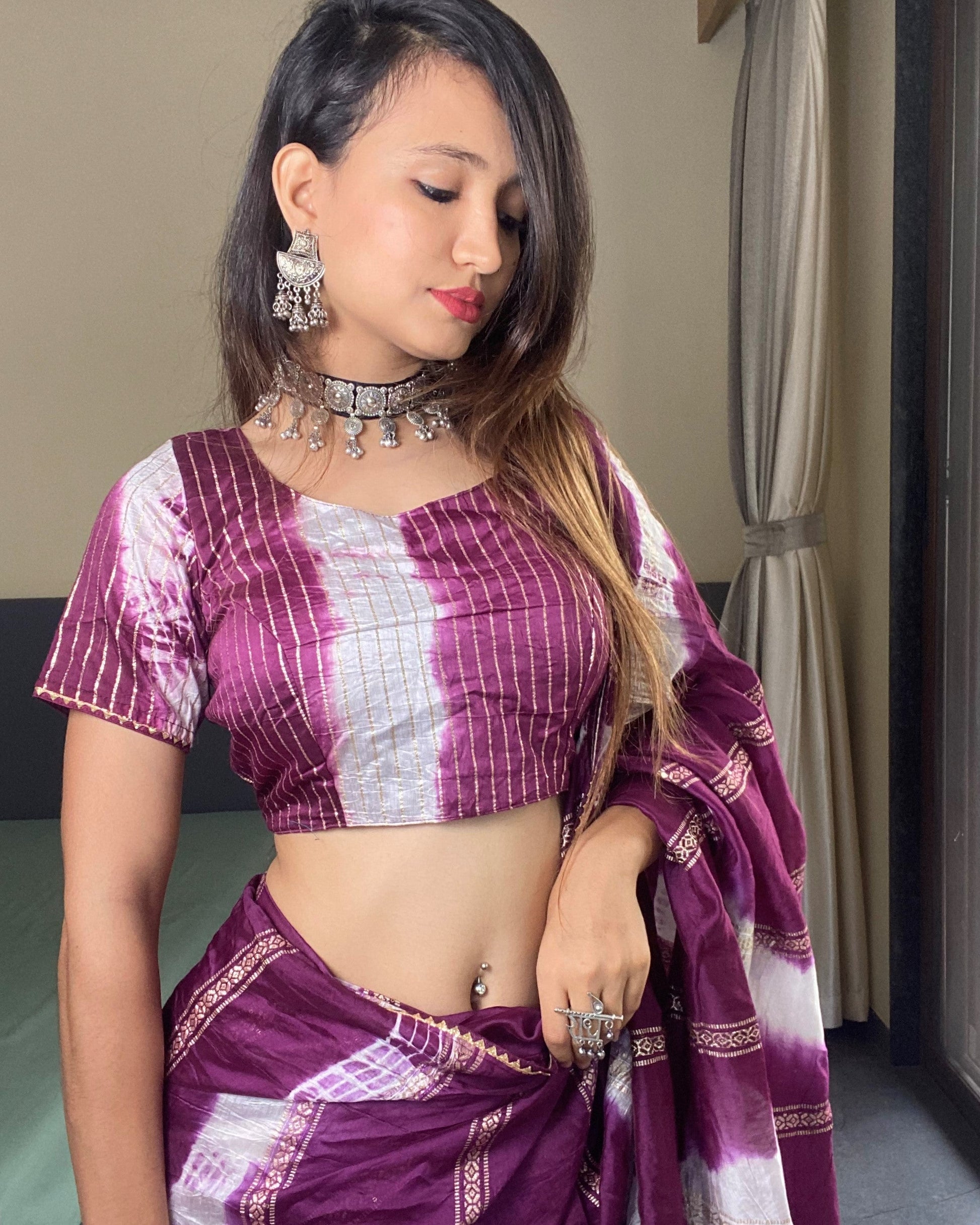 One Minutes Ready to Wear Silk Saree