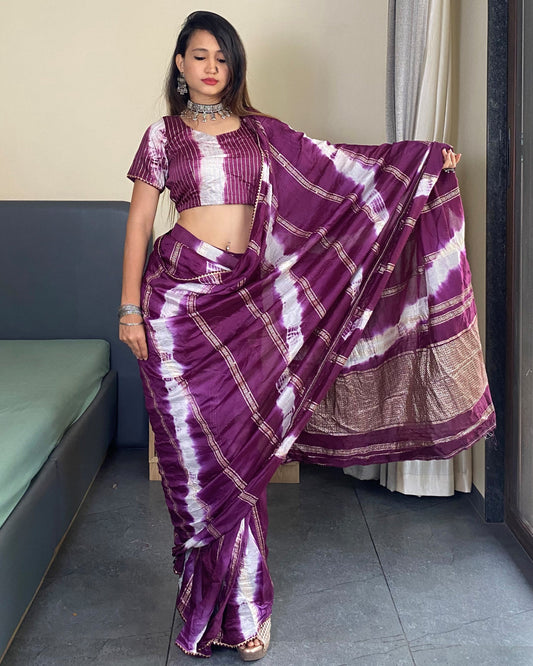 One Minutes Ready to Wear Silk Saree