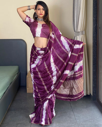 One Minutes Ready to Wear Silk Saree
