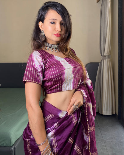 One Minutes Ready to Wear Silk Saree